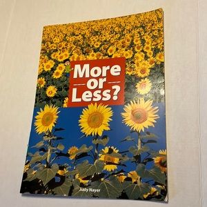 BIG BOOK: More or Less